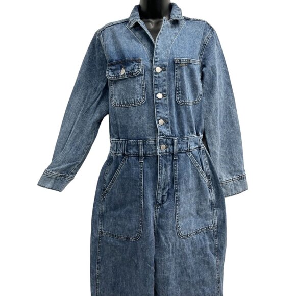 NWT Universal Thread Denim Utility Jumpsuit Size 6/R - Picture 3 of 6